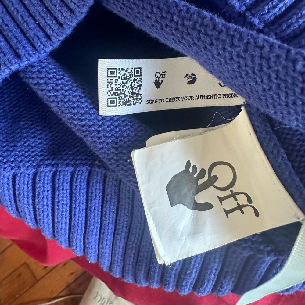 Off-White knit sweater arrows-embroidered jumper - Picture 6 of 7